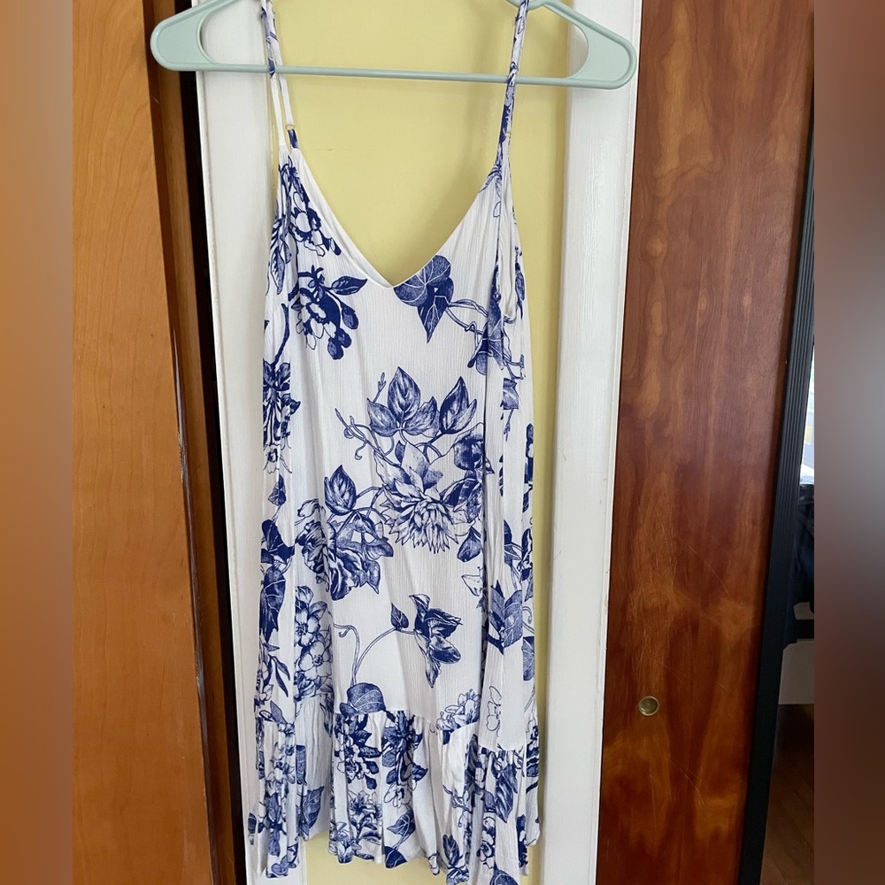 Lulu’s Garden Bloom Ruffled Shift Dress